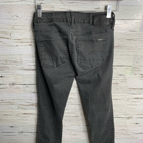 G-Star Raw sz 30 3301 Contour High Skinny Black Jeans size 26 - Picture 10 of 11